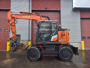 HITACHI ZX 135 W-7   Pyörittäjä, Vetovarustus, StageV, Wheeled excavators