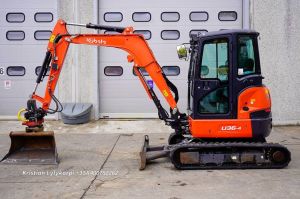 KUBOTA U36-4 ROTOTILTILLÄ, Mini-excavators < 7t