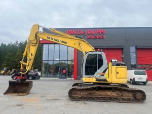 New Holland E 235 B SR / Pyörittäjä, Kauha, Rasvari