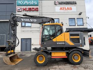 VOLVO EW 160 E, Hjulburna grävmaskiner