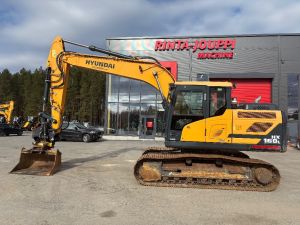 Hyundai HX 160 / Engcon, Kauha, Rasvari, Lämmitin