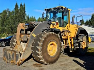 VOLVO L250G, Tamtron, Kauha, pikakiinnike, rasvari