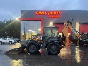 CASE 695 ST / Engcon, 2 kauhaa, Rasvari, Grävlastare