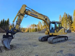 Komatsu PC160LC, Kallistuva liitin, Luiskakauha