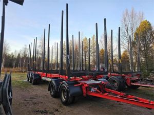 [OTHER] Polarjet 5-aks Puuperävaunu, Timber trailers