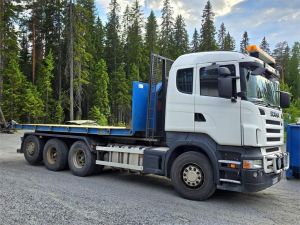 SCANIA R420 8X4, Joab Koukkuauto, 2-axlig