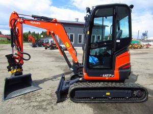 KUBOTA U27-4 UUSI, PYÖRITTÄJÄLLÄ, Minigrävare < 7t