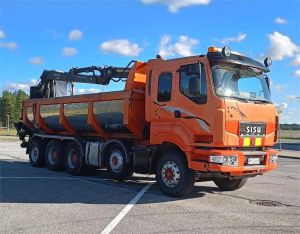 SISU R500 10X4, Kesla 2012T, 2-двуосный