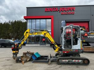 Wacker Neuson EZ 38 / Huippuvarusteltu minikaivuri!