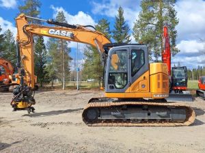 CASE MYYTY!! SOLD!! CX145CSR KALLISTAJA+PYÖRITTÄJÄ