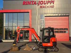 KUBOTA U 36-4 / Engcon, 3 kauhaa, Rasvari, Minigrävare < 7t
