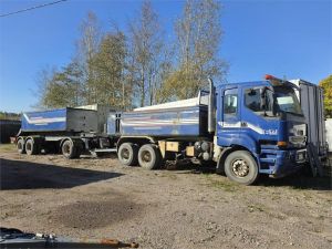 Sisu E12 480 6X4, Jyki 3-aks. Letkukasetti
