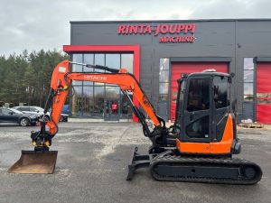 Hitachi ZX 55 U-6 / Engcon, TMK-koura, Ym!