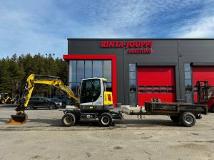 WACKER NEUSON EW 65/ Engcon, Kärry, 3-kauhaa, Rasvari, Lämmitin, Wheeled excavators