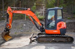KUBOTA U48-4 HUOLLETTU, Мини-экскаваторы
