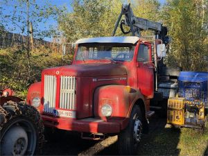 SCANIA 85 6X2, Peku 897 Nosturilla, 2-axlig