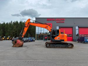 Doosan DX 235 LCR-5 / 3D, Engcon, Rasvari, 3 kauhaa