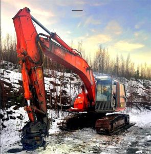 HITACHI ZX225USRLC, Engcon