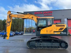 Hyundai HX 140 HW C / Metsäalusta, Rasvari, 800mm Telat