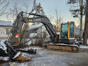 Volvo ECR88Plus, Luiskakauha, Kallistuva liitin, Midikaivukoneet 7t - 12t