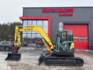 Yanmar Vio 75 / Pyörittäjä, Kauha, Hyvät telat