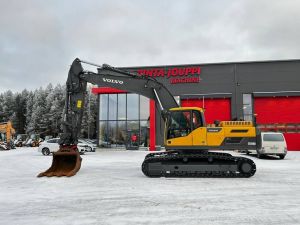 Volvo EC 300 D L / Pyörittäjä, Leica 3D, Kynsikauha!