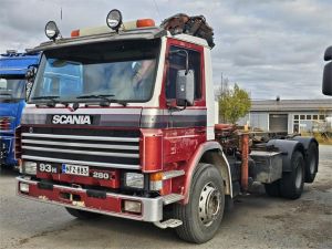 SCANIA 93H 280 6X2, Palfinger PK10500B, Demountable trucks, 2-axle