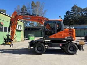 DOOSAN DX165W-5, Hjulburna grävmaskiner