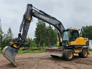 VOLVO EW 180 C, Engcon, Eberspächer, rasvari, Wheeled excavators