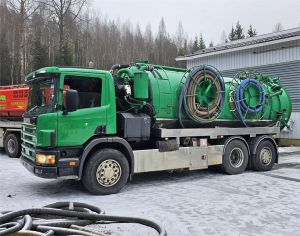 SCANIA 124G 6X2 imupaineauto, 2-axle