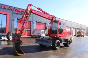 Komatsu PW 140-7 / Pyörittäjä, Rasvari, Uudet renkaat!, Pyöräkaivukoneet