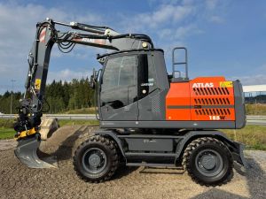 ATLAS 185 W UUSI, TULE KOEAJOLLE!, Hjulburna grävmaskiner