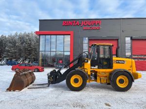 JCB 412 S Agri / Kauha, Hyd. Piikit, Rasvari, 50km/h, Pyöräkuormaajat