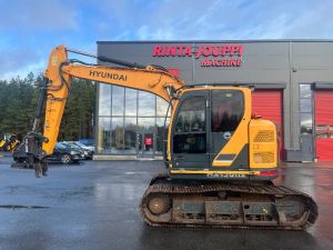 Hyundai HX 130 / Kallistaja, Metsävarusteltu, Uudet ketjut