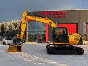 JCB JS 160 LC / Uudet ketjut, Pyörittäjä, Rasvari, ym!