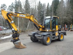 JCB 110 W Hydradig Engcon+pihdit, Wheeled excavators