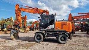 Hitachi ZX170W-5 2P, Pyöräkaivukoneet