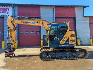 Hyundai HX 145 LCR / Rasvari, Lämmitin, Rototilt R5