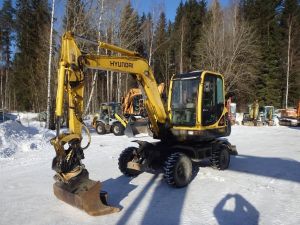 HYUNDAI Robex 55 W-7, Wheeled excavators