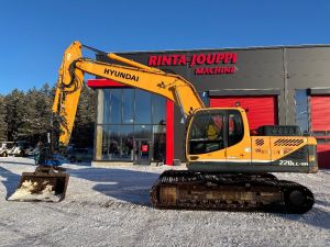 HYUNDAI Robex 220 LC / Pyörittäjä, 900mm telat, Rasvari