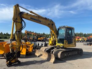 Komatsu PC 138 US-8 / Engcon, Rasvari, 800mm laput