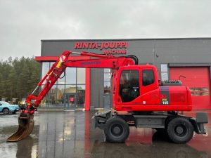 Komatsu PW 140-7 / Pyörittäjä, Rasvari, Uudet renkaat!