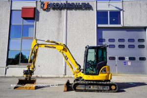 KOMATSU PC55MR PYÖRITTÄJÄLLÄ, Mini-excavators < 7t
