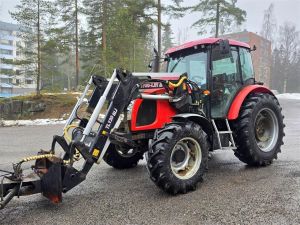 ZETOR 65 PROXIMA, Etukuormaaja, Nivelaura, 2 kauhaa, Traktorer