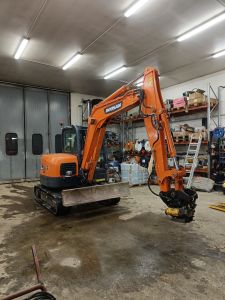 Doosan DX 62 R / Engcon, Kauha, Rasvari, Tulossa!, Minikaivukoneet < 7t