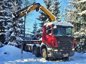 SCANIA G480 8x2, Effer 265/6S Nosturiauto, 2-axlig