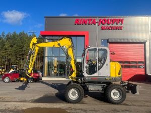 Myydään Wacker Neuson EW 100 / Engcon, Kauha, Rasvari, Huollettu!