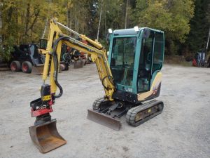 YANMAR SV 17 EX pyörittäjällä, Mini-excavators < 7t