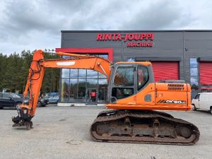 Doosan DX 160 LC / Metsämalli, Kallistaja, Rasvari