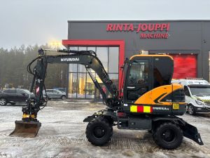 HYUNDAI HW 65 / Engcon, Pihdit, Rasvari, Lämmitin, Hjulburna grävmaskiner